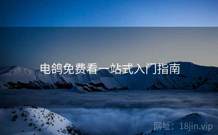 电鸽免费看一站式入门指南
