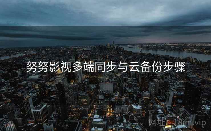 努努影视多端同步与云备份步骤